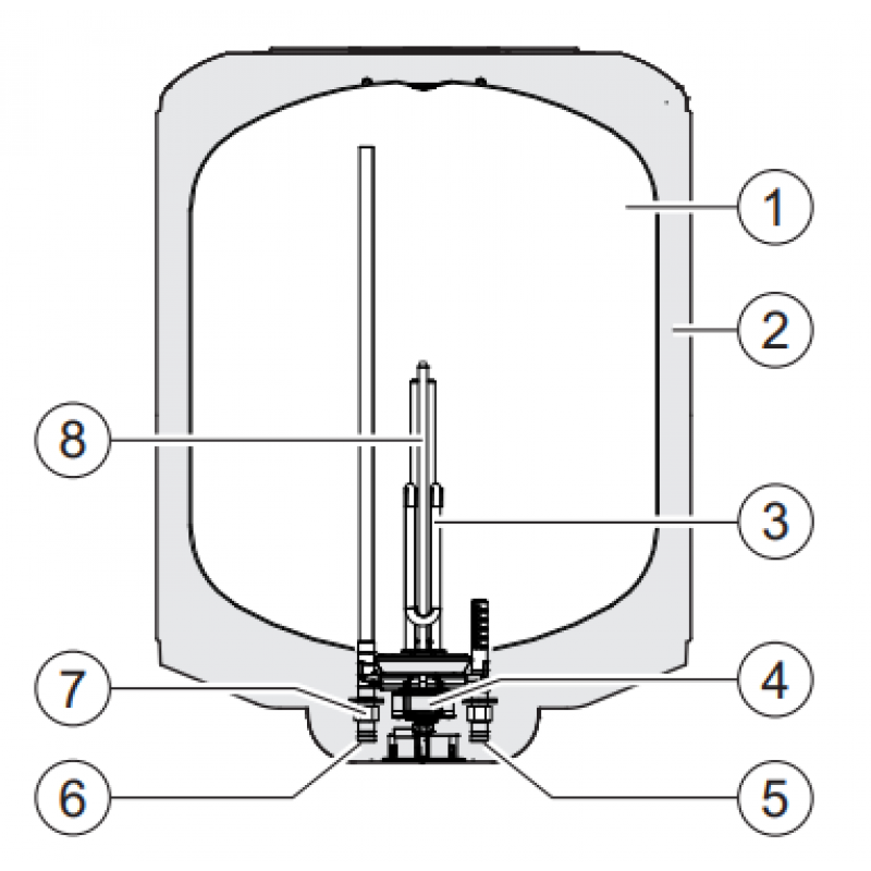 Bosch Tronic 2000 T 30 SB (slim) elektryczny pojemnościowy podgrzewacz wody o mocy 1,2kW kod 7736504511 