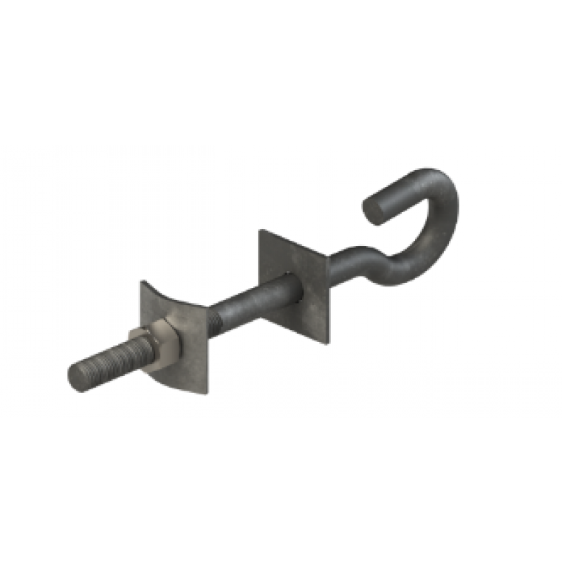 Alpar Śruba hakowa M16 L-160, ocynk ogniowy Kod: S301C