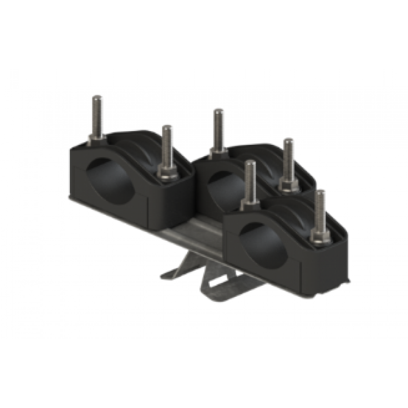 Alpar Uchwyt U2 na słupy wirowane potrójny, fi 45-75mm Kod: U2032