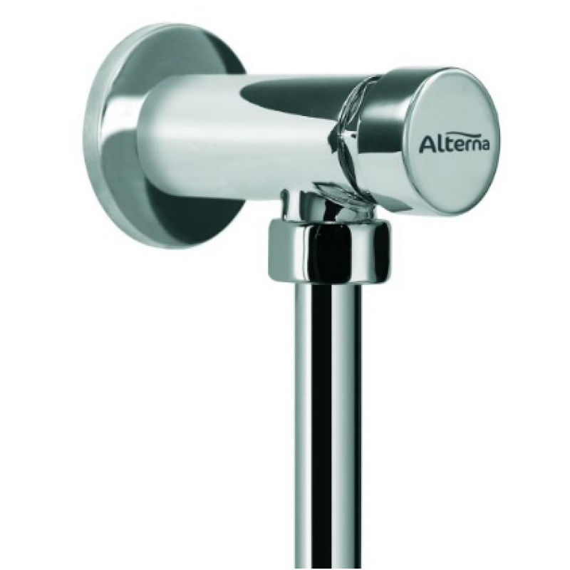 Alterna IRIS Zawór pisuarowy, ciśnieniowy EKO, 1/2cala, chromowany Kod ALTN-914392