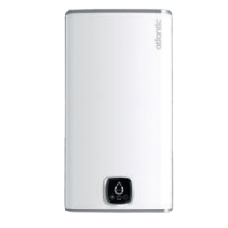 Atlantic CUBE 2 Wi-Fi 75L Pojemnościowy ogrzewacz wody, wiszący, 75 litrów, kolor biały, sterowanie przez Wi-Fi, moc 2,4kW Kod 851339