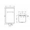 Atlantic CUBE 2 Wi-Fi 100L SILVER Pojemnościowy ogrzewacz wody, wiszący,100 litrów, kolor srebrny, sterowanie przez Wi-Fi, moc 2,4kW Kod 861340 