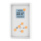 Atlantic DORIS MIXT Suszarka łazienkowa elektryczna 1500W, 500x1095mm, kolor biały z możliwością podłączenia do c.o. Kod 851130 