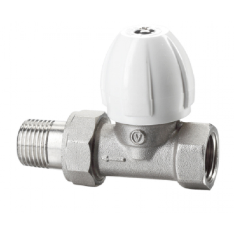 Valvex ACTIV Zawór grzejnikowy zasilający prosty, niklowany 3/4 Kod 4483050