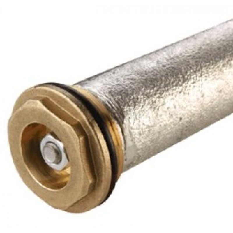 Galmet Anoda magnezowa fi 33x200 z korkiem mosiężnym 5/4 cala Kod 40-262400