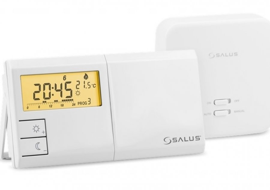 Salus Controls 091FLRFv2 Regulator temperatury, tygodniowy, bezprzewodowy, programowalny Kod 615142612