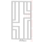 Termix MAZE ONE 1050 mm X 530 mm grzejnik łazienkowy Kod MAZE ONE 105/53