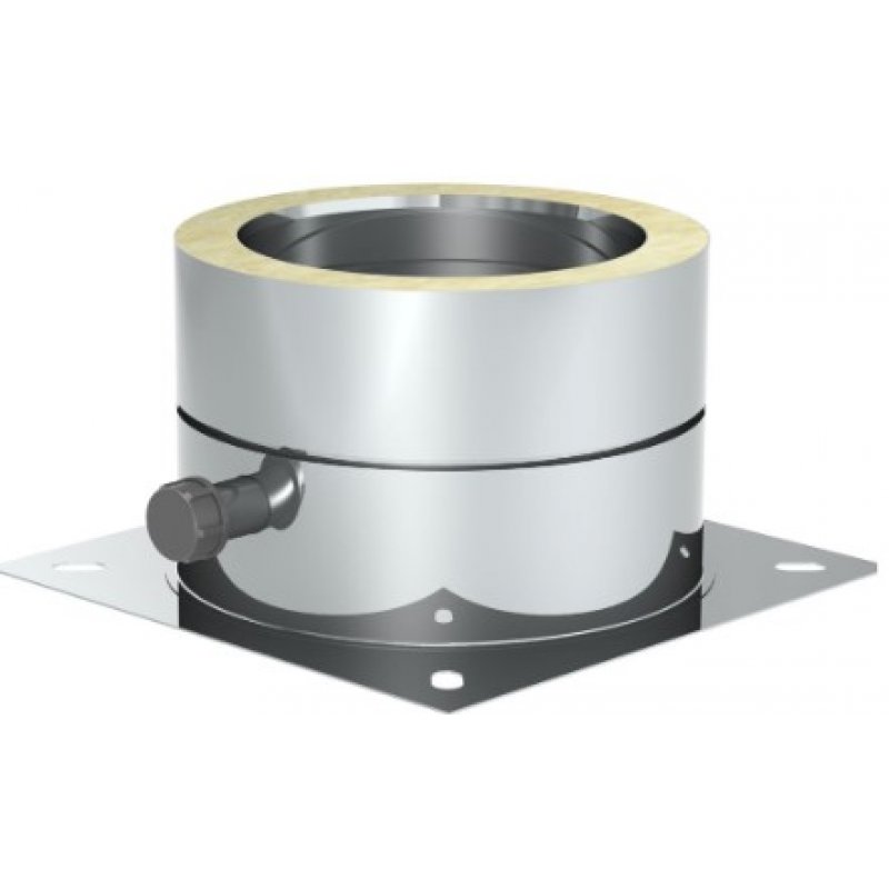 Tecnovis DW BASIC Płyta fundamentowa z odpływem skroplin w bok fi 160mm Kod DWB66160