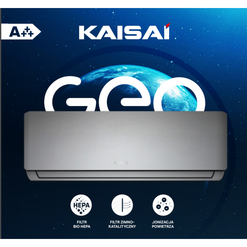 Kaisai GEO KGE-12GRGO  Klimatyzator pokojowy-jednostka zewnętrzna o mocy 3,5 kW Kod 10110033038042 