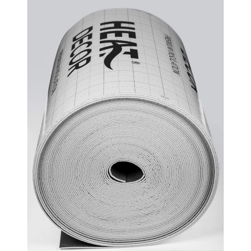 Heat Decor Mata izolacyjna do ogrzewania podłogowego grubość 5mm/ szerokość 1m (rolka 50 metrów) Kod MATA IZOLACYJNA 5MM, ROLKA 50M 