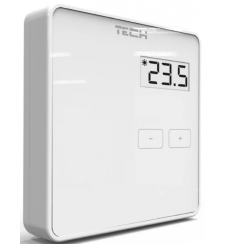 Tech R-8b Regulator bezprzewodowy, pokojowy, dwustanowy, biały kod WG.11.0293 
