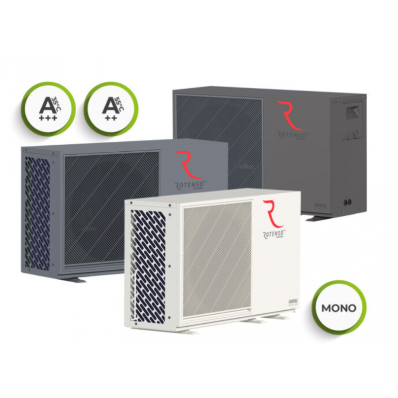 Rotenso Airmi Monoblock (Graphite) AIMB160X3 Pompa ciepła typu powietrze/woda o mocy 16kW (jednostka zewnętrzna) Kod AIMB160X3  