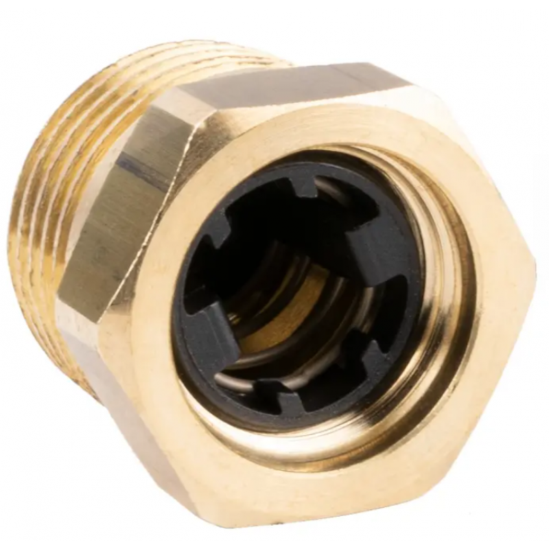 Afriso Zawór stopowy do odpowietrznika, R3/8 cala x GW G3/8 cala Kod 77720 