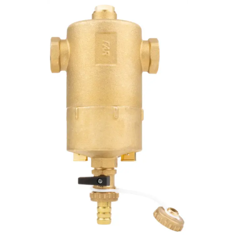 Afriso Separator zanieczyszczeń FAR 211, mosiądz, przyłącza 2 x GW 3/4 cala, 10 bar kod: 7772110