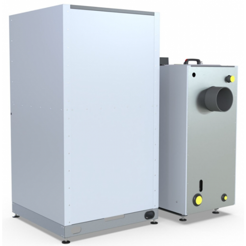 Defro DELTA EKOPELL Kocioł na pellet 15kW PRAWY Z PODAJNIKIEM Kod 15 P DELTA EKOPELL 15 P 