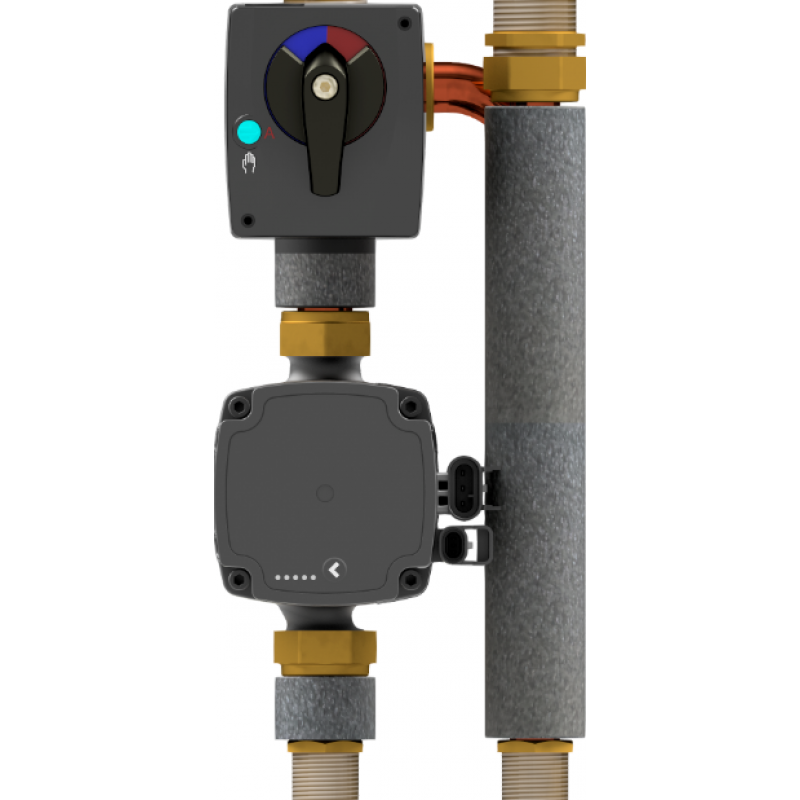 Womix Zestaw MIX-BOX 1 z grupami SA / SMT 83, z pompami - Grundfos UPM3S AUTO 15-60, 2-obiegi grzewcze kod 604121 