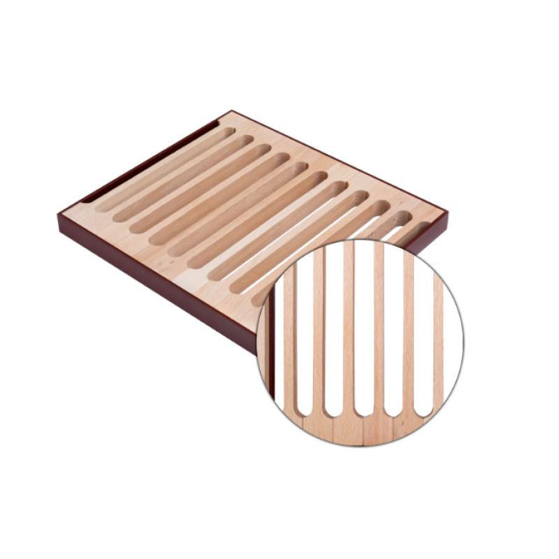 Regulus Podest - drewniany 350, 17 mm, BUK-KOŚĆ, długość 1000 mm do grzejników DUO / QUATTRO kod PODBK35/1000