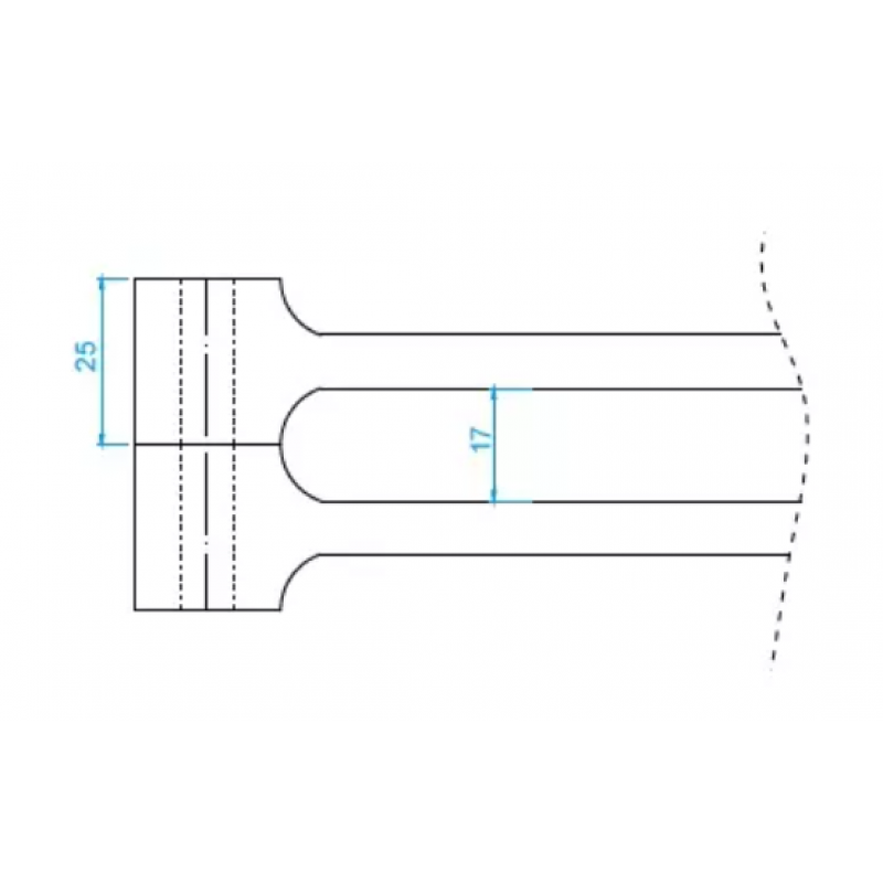 Regulus Podest - drewniany 300 mm, 17 mm, BUK-KOŚĆ, długość 3000 mm do grzejników TRIOVENT / QUATTROVENT kod PODBK30/3000 
