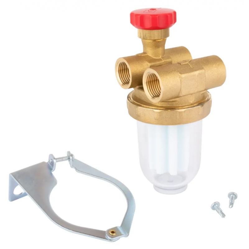 Afriso filtr olejowy dwururowy Z 1/2 - 500 Si  z wkładem plastikowym  310 l/h kod 20480 