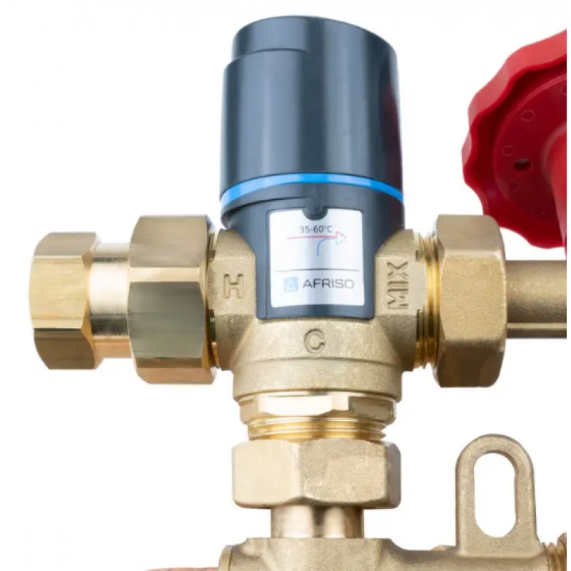 Afriso WZS 100 ATM Kvs 2,5 m3/h grupa pompowa do c.w.u Kod 6840500