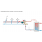 Afriso WZS 100 ATM Kvs 2,5 m3/h grupa pompowa do c.w.u Kod 6840500