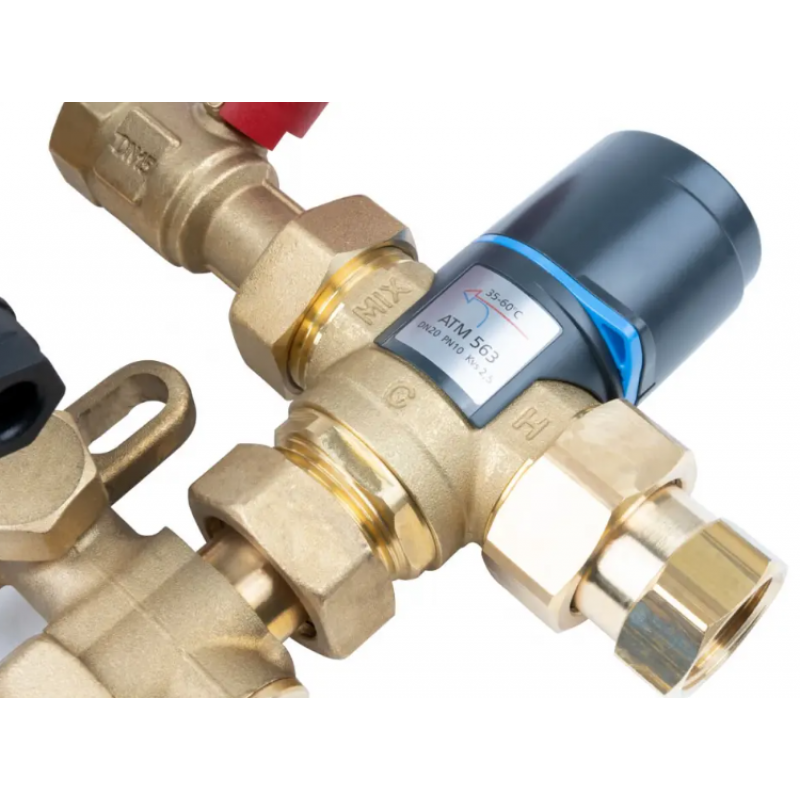 Afriso WZS 100 ATM Kvs 2,5 m3/h grupa pompowa do c.w.u Kod 6840500