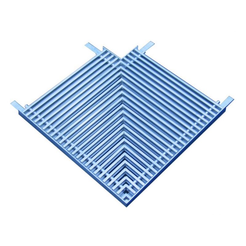 Regulus podest - narożnik aluminiowy szerokość 300 mm odległość pomiędzy szczeblami 10 mm do grzejników TRIOVENT / QUATTROVENT kod NAAL30