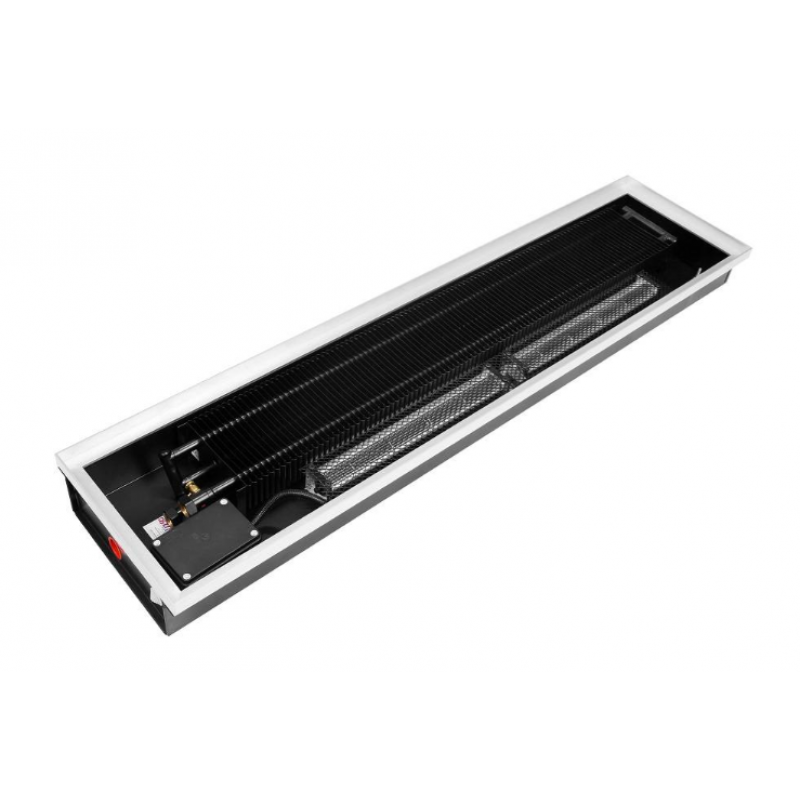 Regulus QUATTROVENT 100/250/300/1250 grzejnik kanałowy L-1250 z wentylatorem 24V miedziano-aluminiowy kod CVQV1012524