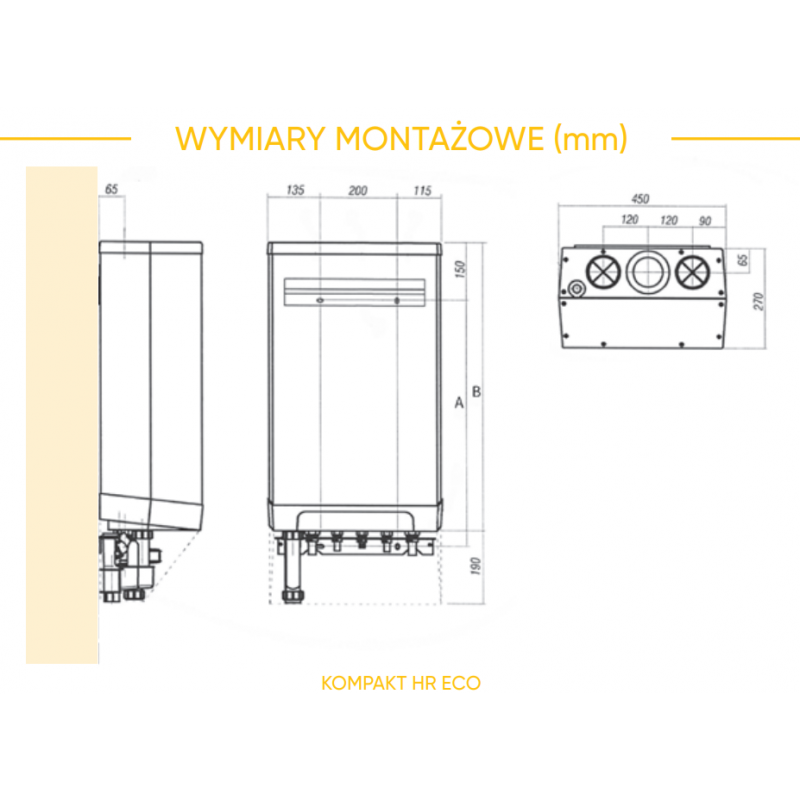 ACV Kompakt HR eco 24/28 kocioł dwufunkcyjny kondensacyjny wiszący Kod 784348 