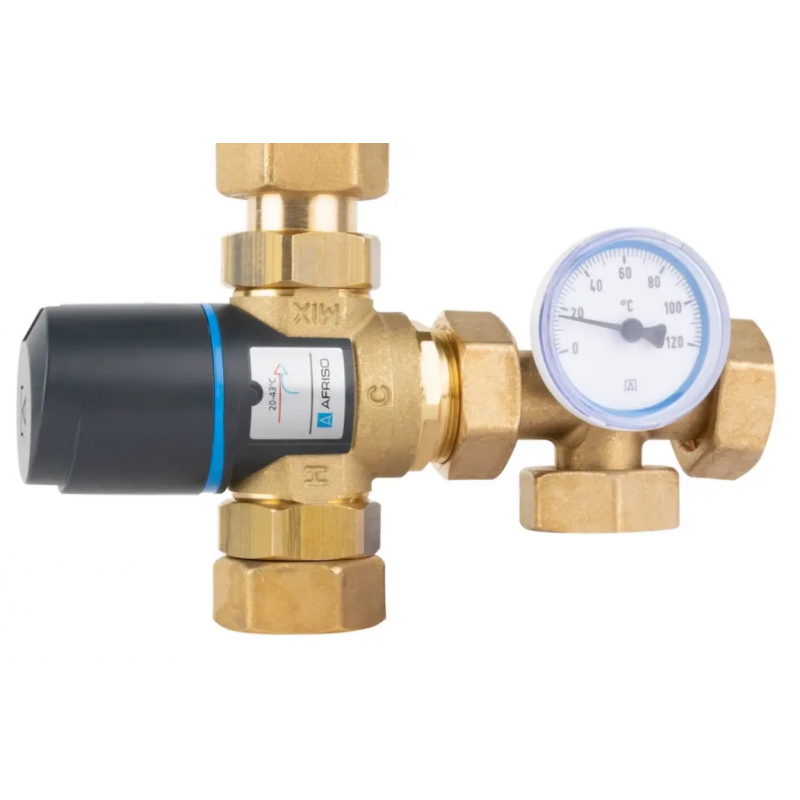 Afriso BTU 501 AP moduł mieszający do ogrzewania podłogowego z zaworem ATM 561, pompa AFRISO APH 160 kod 9050120 