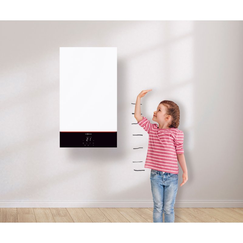 Viessmann VITODENS 050-W B0HA 19 kW Pakiet Kocioł + zasobnik EWS 160 z grzałką 2,2 kW o pojemności 144l kod Z028246 