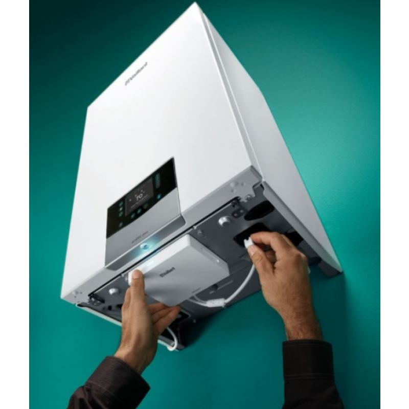 Vaillant VC 15CS/1-5 ecoTEC plus +VIH R 200/6B wymiennik + grupa bezpieczeństwa + czujnik NTC Kod 8000012027 