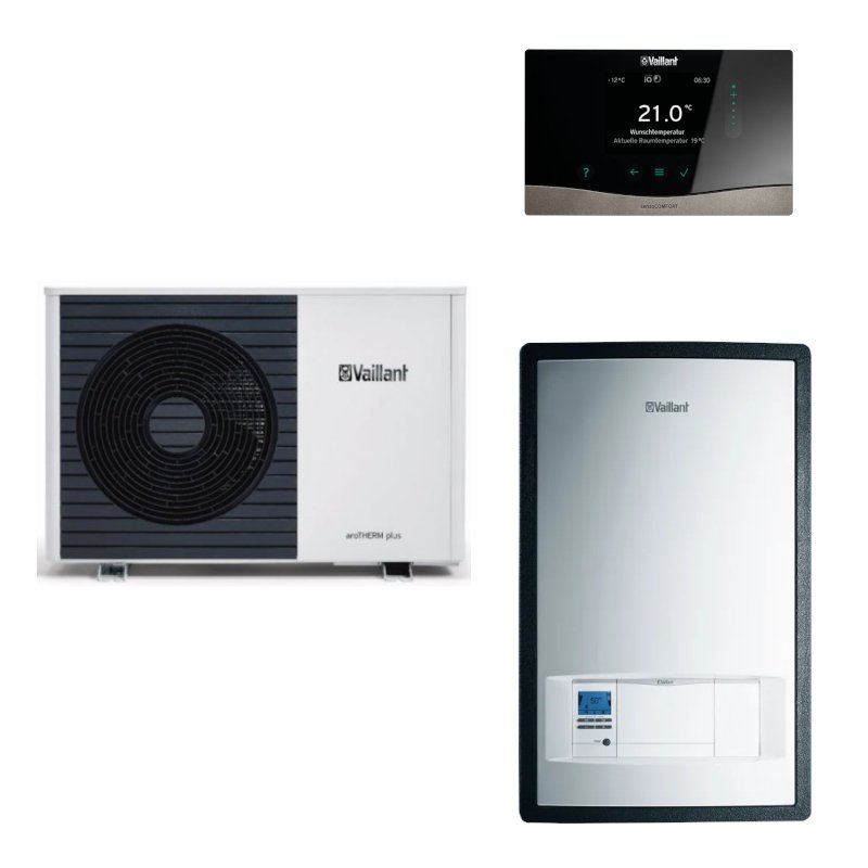 Vaillant Zestaw aroTHERM VWL 75/6 A + VWZ MEH 97/6 + sensoCOMFORT VRC 720 Kod 0010044186