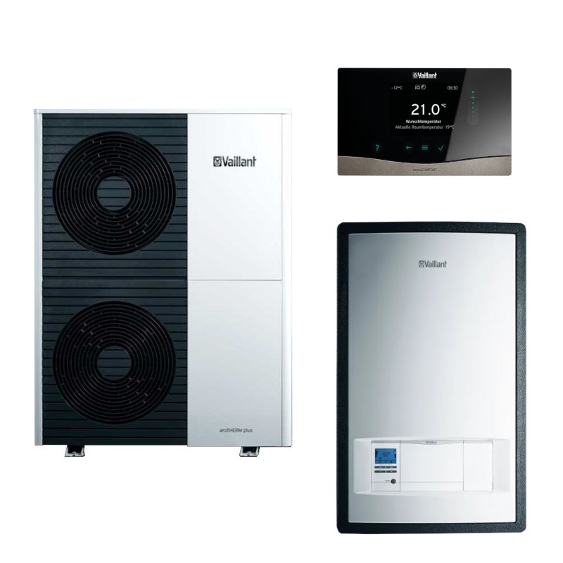 Vaillant Zestaw aroTHERM VWL 125/6A + VWZ MEH 97/6 + sensoCOMFORT VRC 720 Kod 0010044188