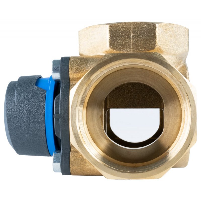 Afriso ProClick ARV 482 zestaw regulacyjny 4-drogowy obrotowy zawór mieszający DN20, Rp3/4 cala + siłownik elektryczny ARM 343 kod 1348244 