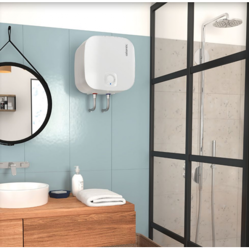 Atlantic Nanto 30L AS elektryczny pojemnościowy podgrzewacz wody, nadumywalkowy, 30 litrów o mocy 2kW kod 831226 