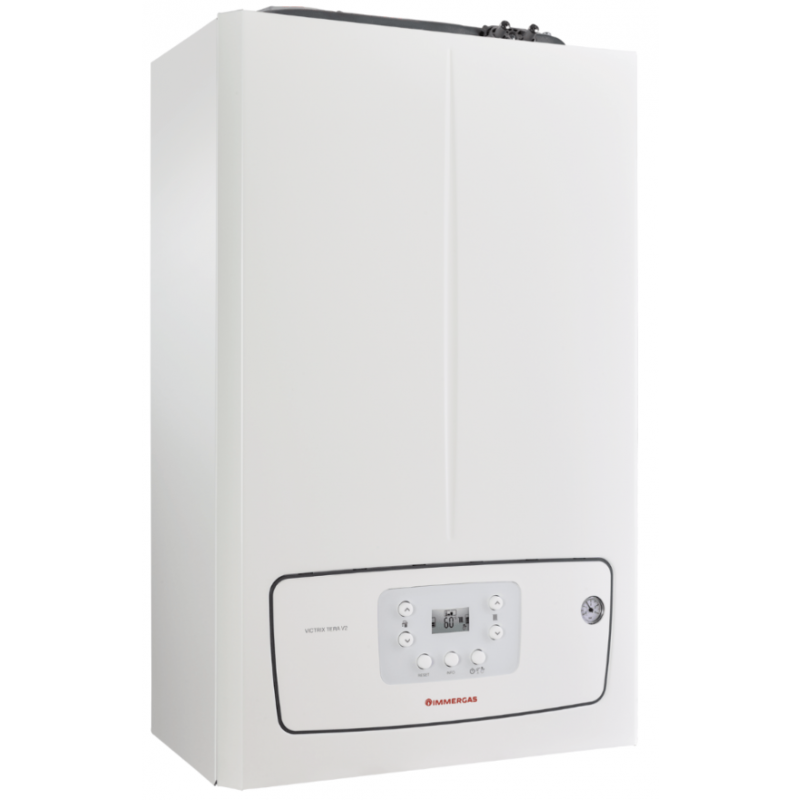 Immergas Victrix Tera V2 24 Plus EU Standard zestaw kocioł mocy 4,8 - 26,1 kW + zasobnik UBS 125 V3 + sonda kontaktowa  Kod: 99000230 