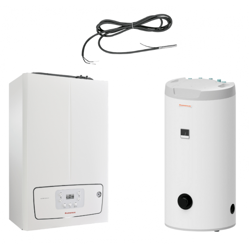 Immergas Victrix Tera V2 24 Plus EU Standard zestaw kocioł mocy 4,8 - 26,1 kW + zasobnik UBS 125 V3 + sonda kontaktowa  Kod: 99000230
