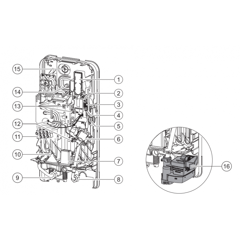 Bosch Tronic 8500i - TR8501i 21/24/27, ogrzewacz wody przepływowy, sterowany elektronicznie, trójfazowy z wbudowanym modułem do komunikacji zdalnej kod 7736506142 
