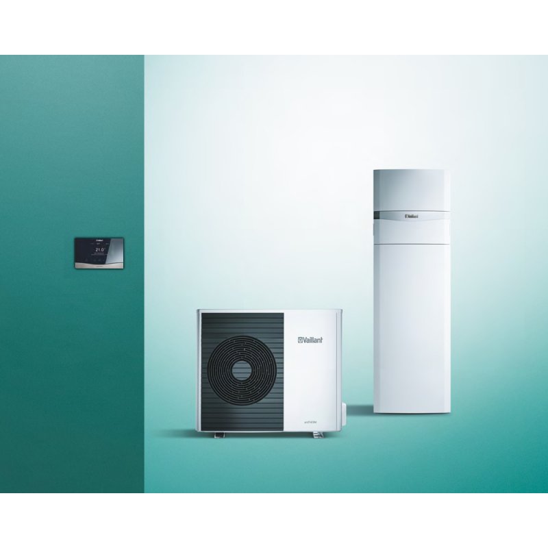 Vaillant Zestaw aroTHERM Split VWL 125/5 AS + VWL 128/5 IS + VPS R 100 + VRC 720 Kod 0010044175 