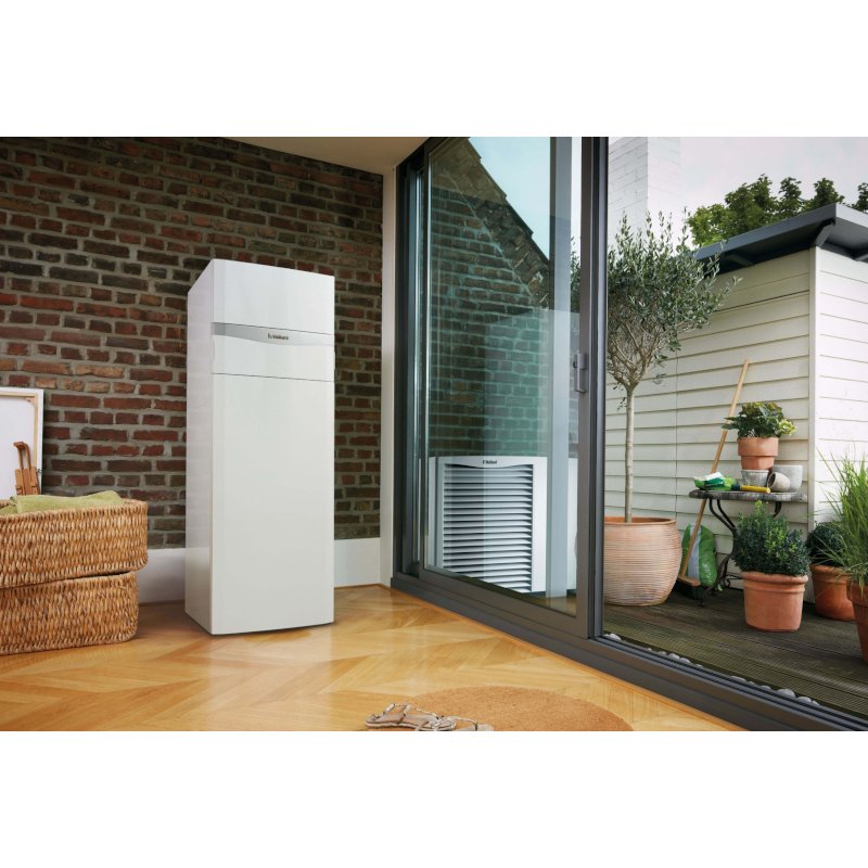 Vaillant Zestaw aroTHERM Split VWL 125/5 AS + VWL 128/5 IS + VPS R 100 + VRC 720 Kod 0010044175 