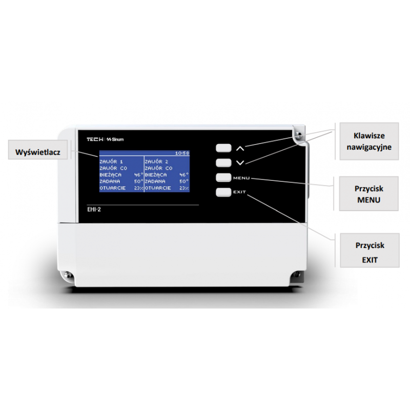 TECH Sinum EHI-2 moduł sterujący pracą dwóch zaworów kod WG.23.0035 