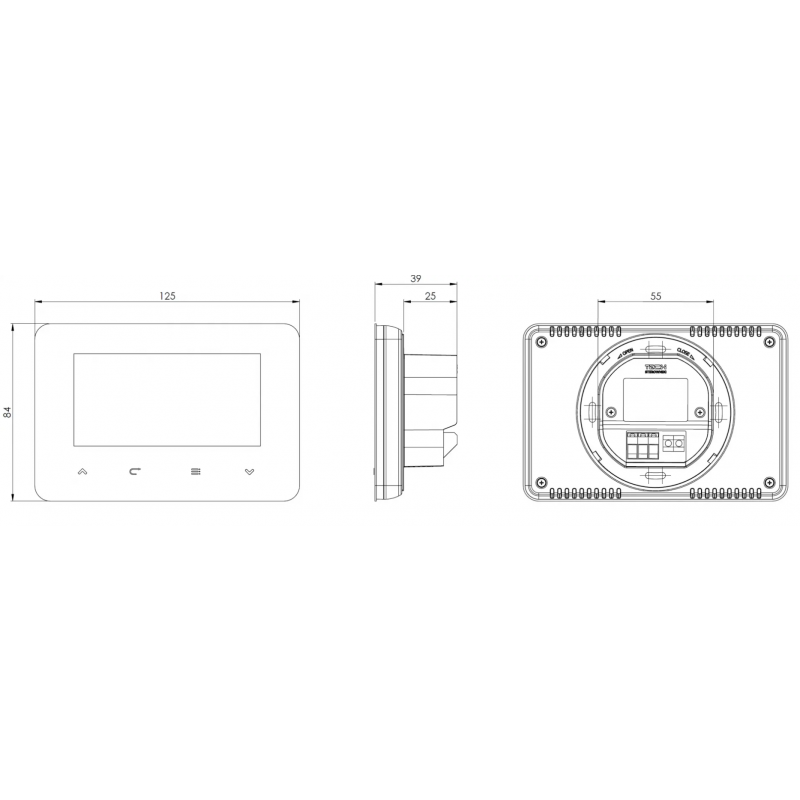 Afriso RT05 D-BAT programowalny termostat FloorControl do listwy WB01 D-8-230, bateryjny kod 86020 