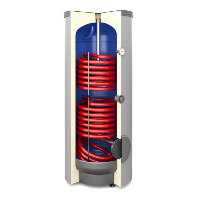 Galmet TOWER BIWAL SGW(S)B 500l Wymiennik biwalentny z dwiema wężownicami spiralnymi skay kod 26-509000N 