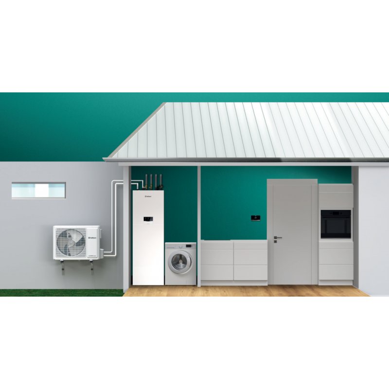 Vaillant Zestaw aroTHERM pure VWL 45/7.2 + uniTOWER pure VWL 108/7.2 IS C2 Kod 8000012587 