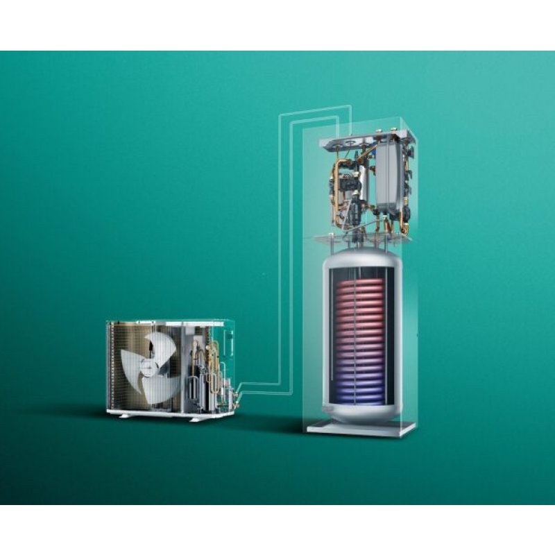 Vaillant Zestaw aroTHERM pure VWL 45/7.2 + uniTOWER pure VWL 108/7.2 IS C2 Kod 8000012587 