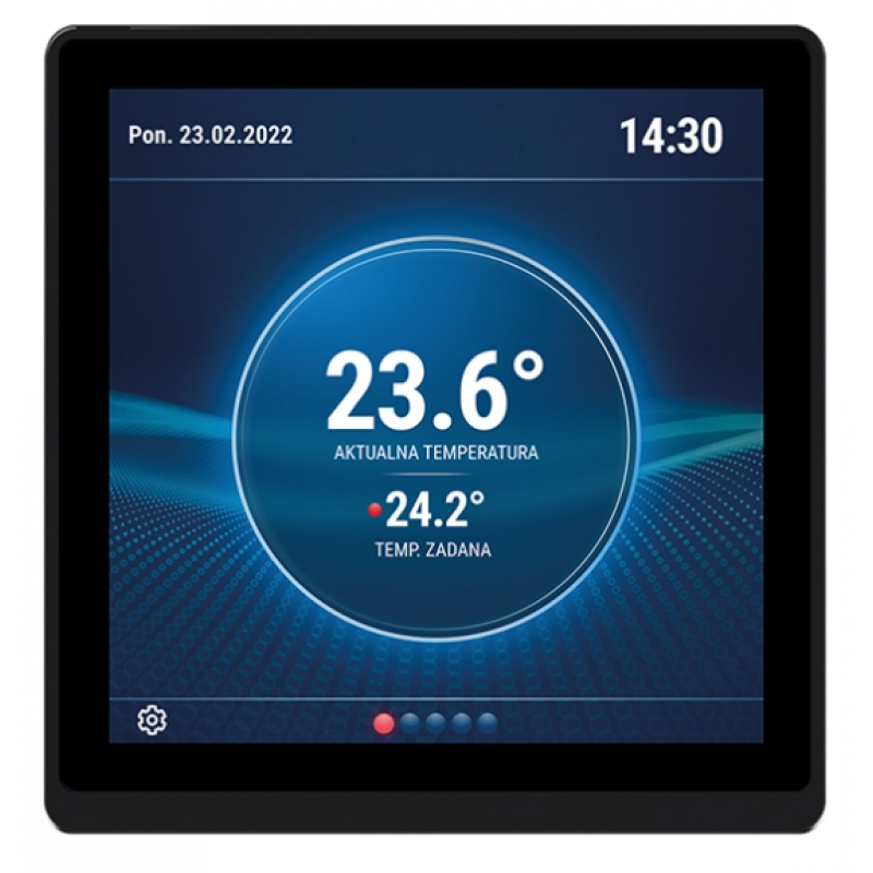 Tech Sinum CP-04m przewodowy panel kontrolny, czarny kod WG.23.0063 