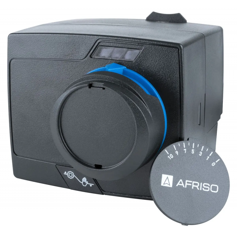 Afriso Vario ProClick ARV 387 Zestaw regulacyjny 3-drogowy obrotowy zawór mieszający DN50, Rp 2 cale + siłownik elektryczny ARM 343 kod 1338754 