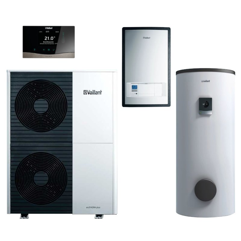 Vaillant Zestaw aroTHERM VWL 125/6 A + VWZ MEH 97/6 + VIH RW 400/3BR + sensoCOMFORT VRC 720 Kod 0010044194