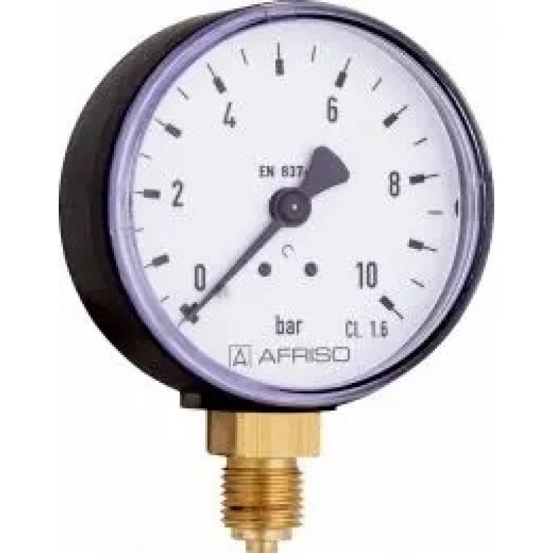 Afriso Manometr standardowy RF 80, D201, fi80 mm, -1-3 bar, G1/2", rad, kl. 1,6 kod 85154201